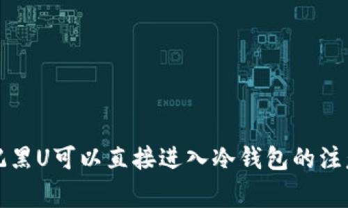 被标记黑U可以直接进入冷钱包的注意事项