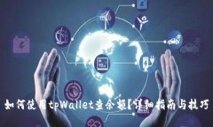 如何使用tpWallet查余额？详细指南与技巧