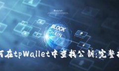如何在tpWallet中查找公钥：完整指南