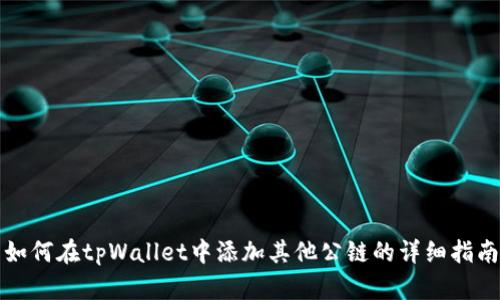 如何在tpWallet中添加其他公链的详细指南